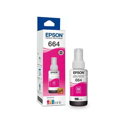 Tinta Epson Original 664 Magenta - Imagen 1